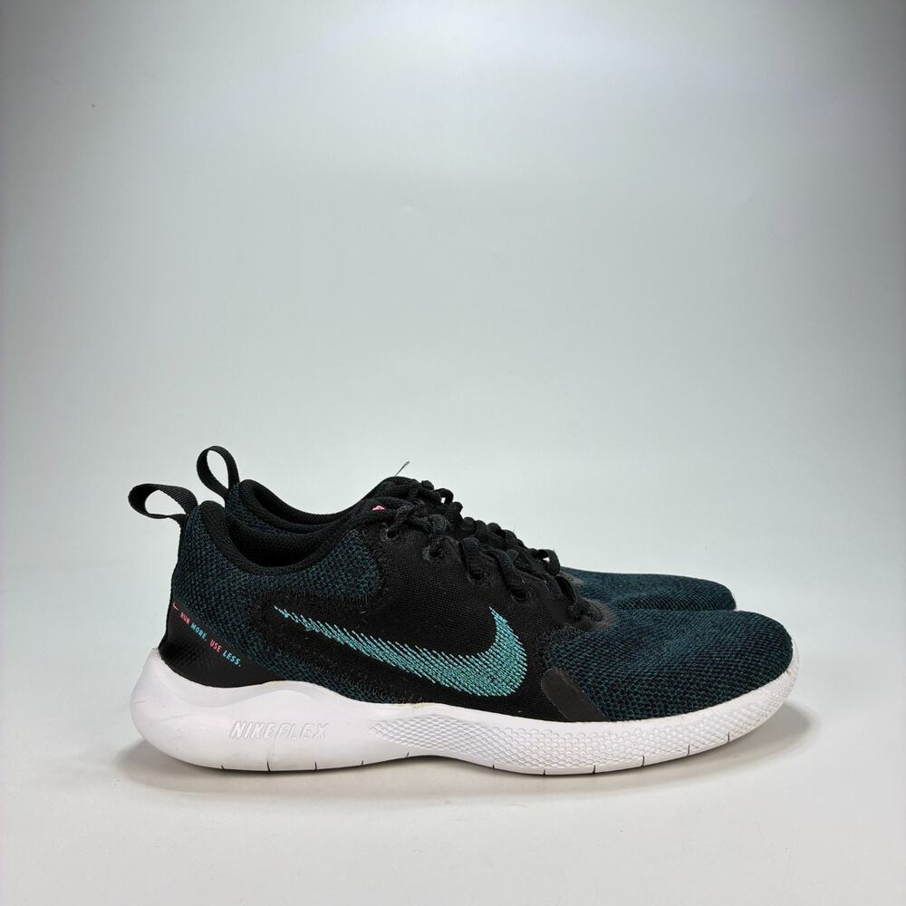 Nike Flex Experience Run 10 Black Jade Running Shoes CI9964-013 Women's Size 8